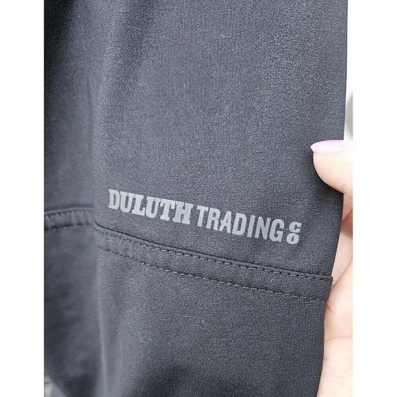 Duluth Trading Co Pants Men's M X 32 Black Standard Fit Straight Leg Polyester - Picture 3 of 9